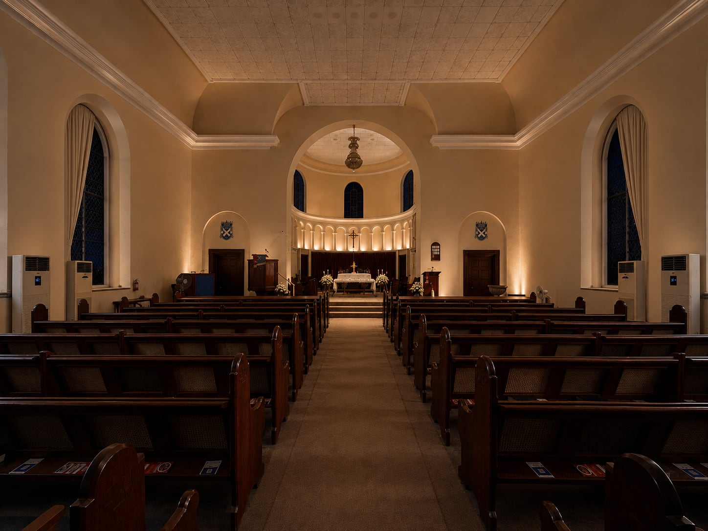 Inside the Church of St. Andrew — the historic sanctuary in Fort where Selah gathers
